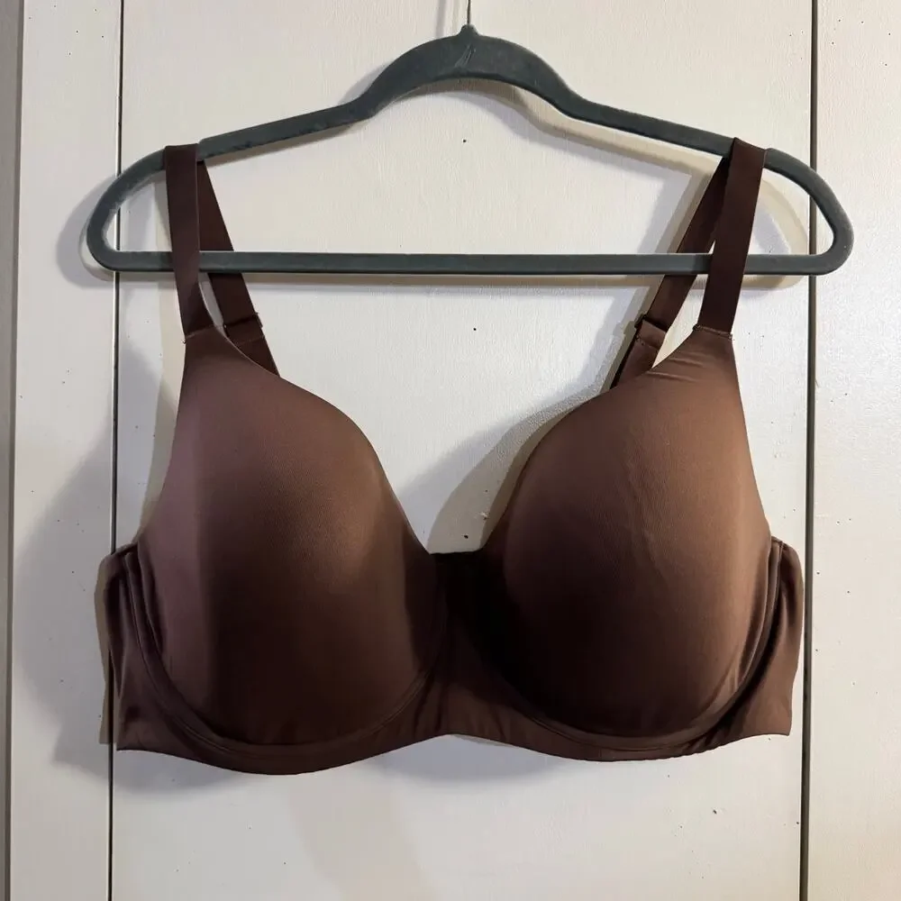 NWT Skims Fits Everybody Full Coverage Bra Brown Size 44D - Picture 2 of 5